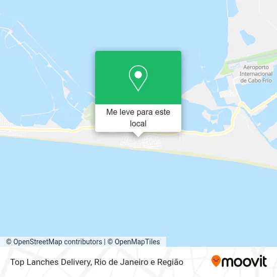 Top Lanches Delivery mapa