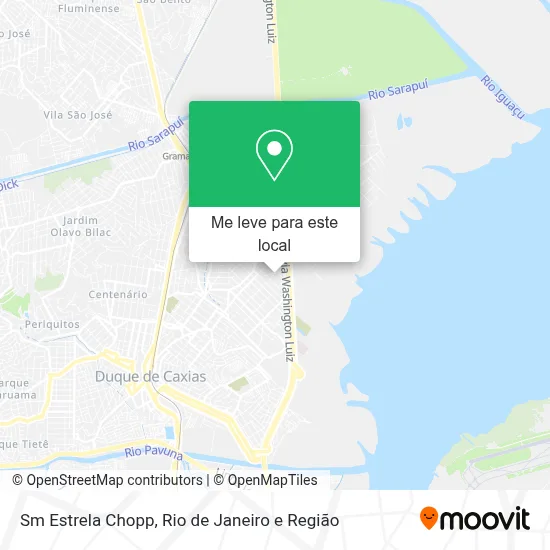 Sm Estrela Chopp mapa