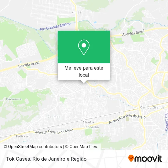 Tok Cases mapa