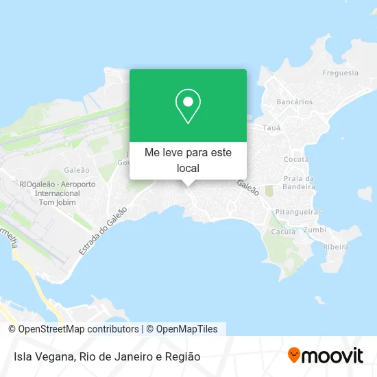 Isla Vegana mapa