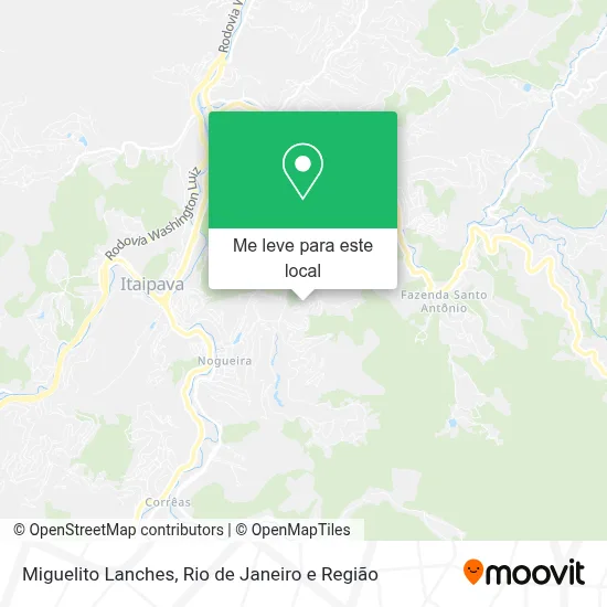 Miguelito Lanches mapa