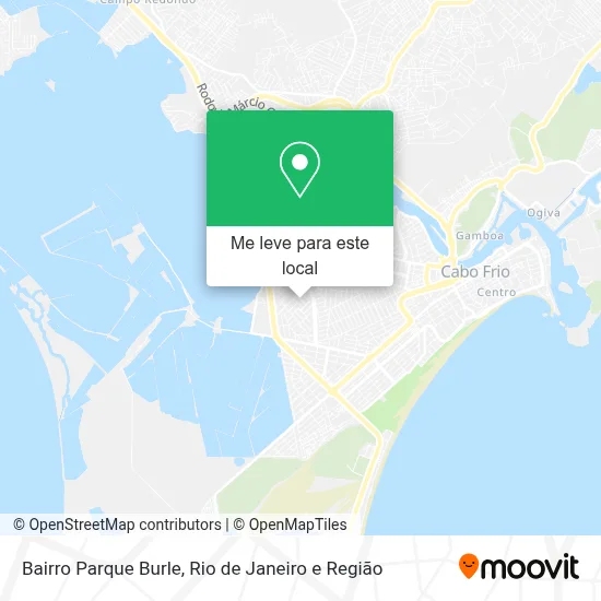 Bairro Parque Burle mapa