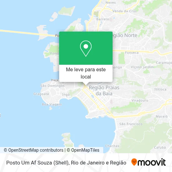 Posto Um Af Souza (Shell) mapa