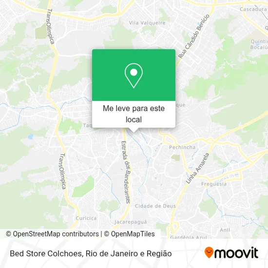 Bed Store Colchoes mapa