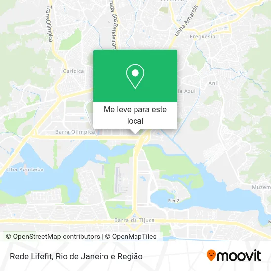 Rede Lifefit mapa