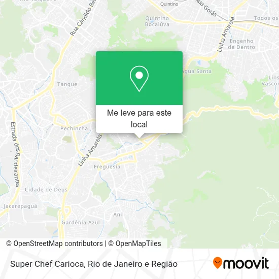Super Chef Carioca mapa