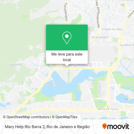 Mary Help Rio Barra 2 mapa