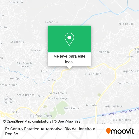 Rr Centro Estetico Automotivo mapa