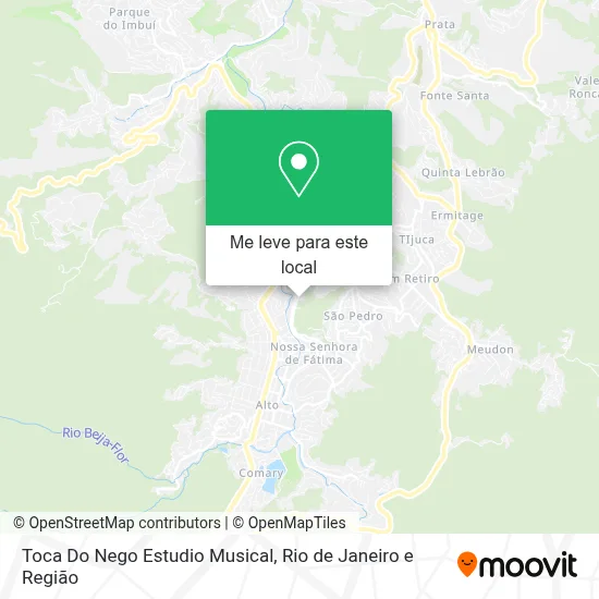 Toca Do Nego Estudio Musical mapa