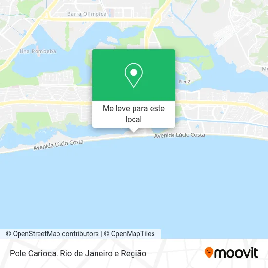 Pole Carioca mapa