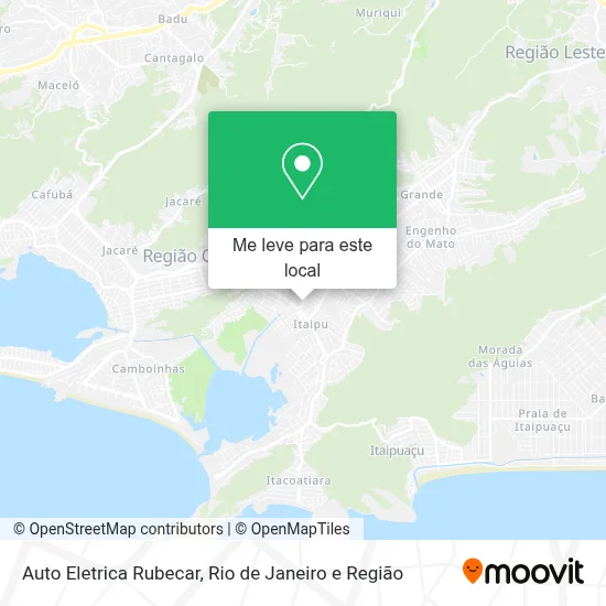 Auto Eletrica Rubecar mapa