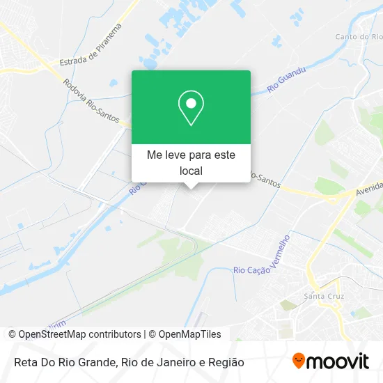 Reta Do Rio Grande mapa