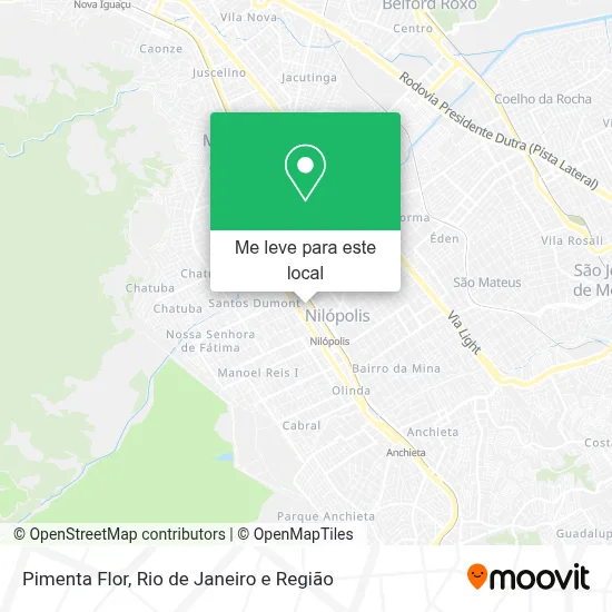 Pimenta Flor mapa