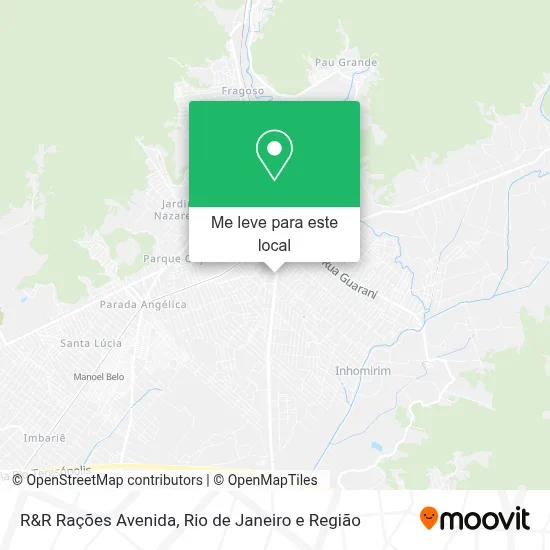 R&R Rações Avenida mapa
