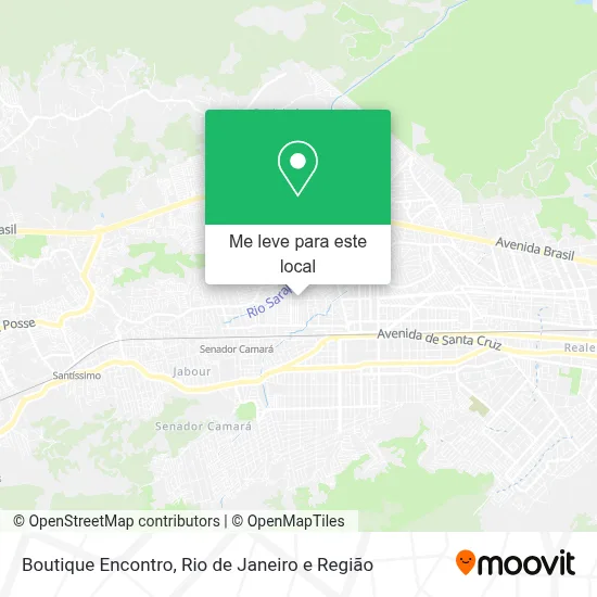 Boutique Encontro mapa