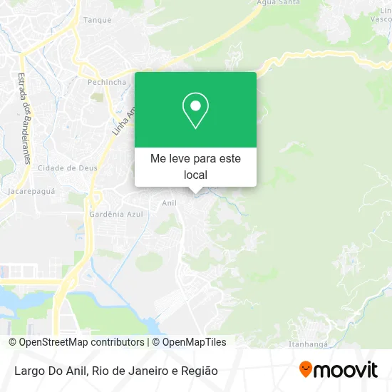 Largo Do Anil mapa