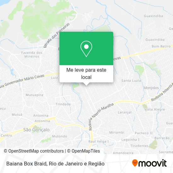 Baiana Box Braid mapa