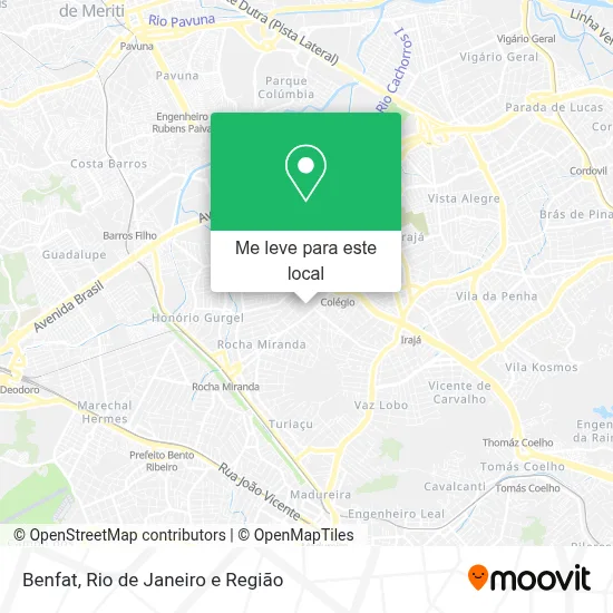 Benfat mapa