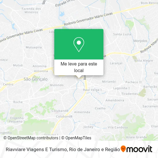 Riavviare Viagens E Turismo mapa
