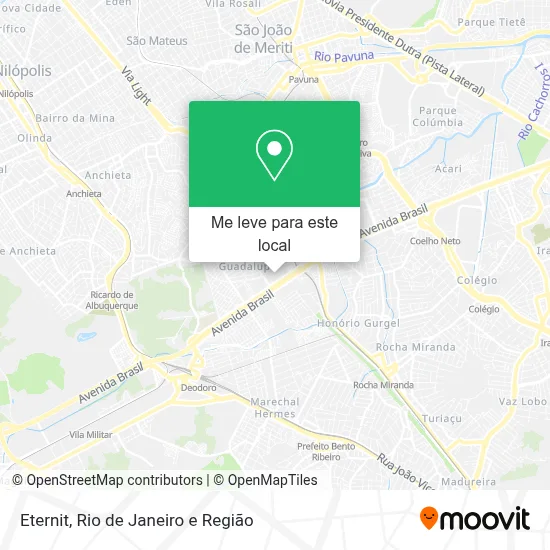 Eternit mapa