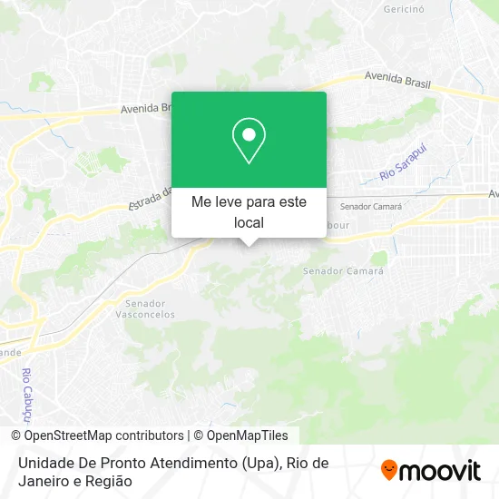 Unidade De Pronto Atendimento (Upa) mapa