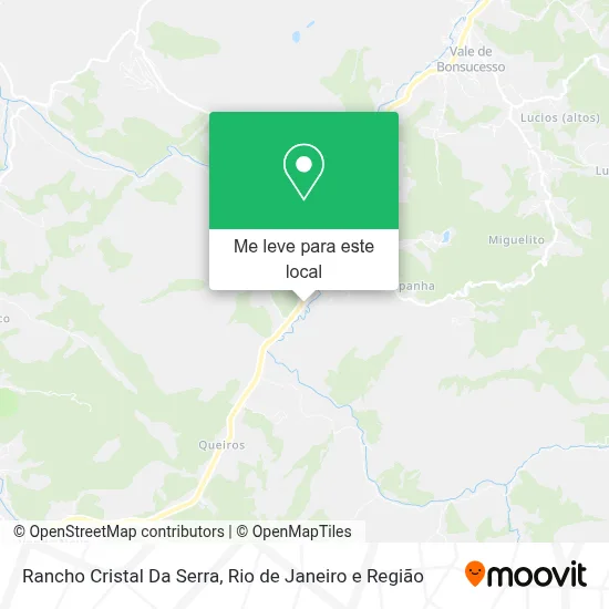 Rancho Cristal Da Serra mapa