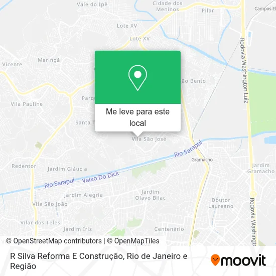 R Silva Reforma E Construção mapa