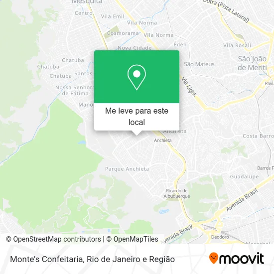 Monte's Confeitaria mapa