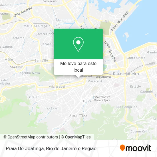 Praia De Joatinga mapa