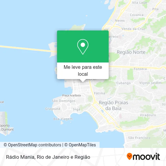Rádio Mania mapa