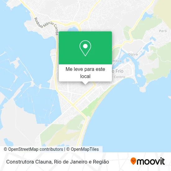 Construtora Clauna mapa