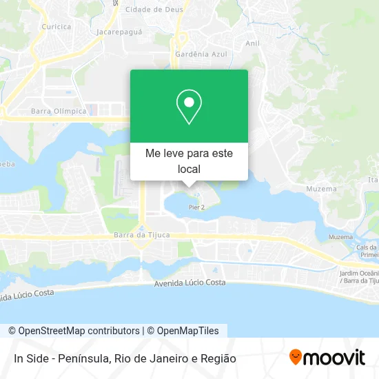 In Side - Península mapa