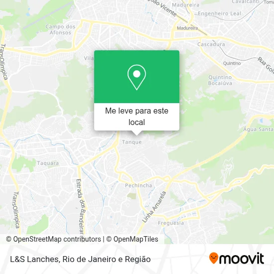 L&S Lanches mapa