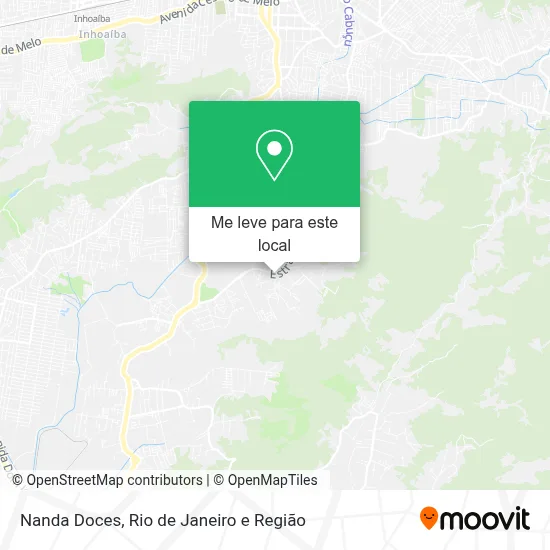 Nanda Doces mapa
