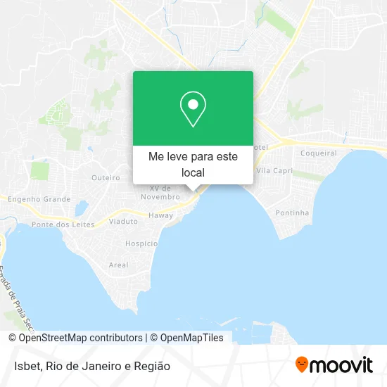 Isbet mapa
