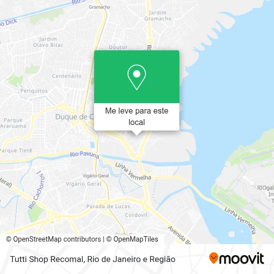 Tutti Shop Recomal mapa