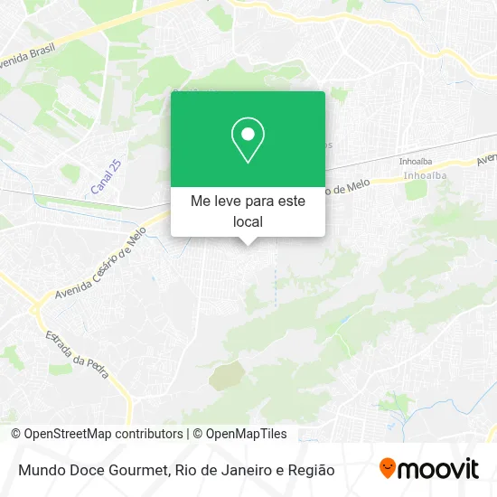 Mundo Doce Gourmet mapa
