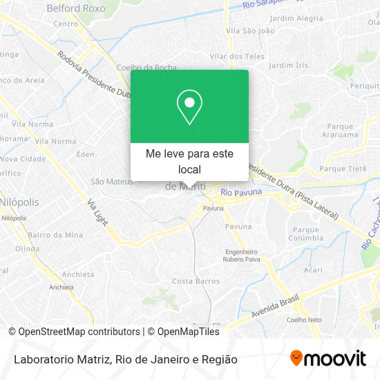 Laboratorio Matriz mapa