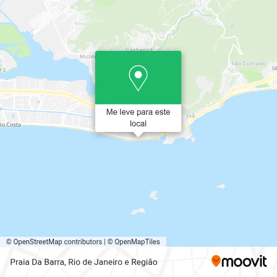 Praia Da Barra mapa