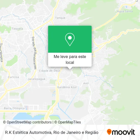 R.K Estética Automotiva mapa