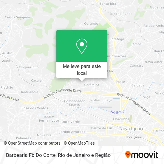 Barbearia Fb Do Corte mapa
