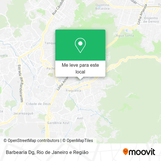 Barbearia Dg mapa