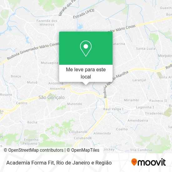 Academia Forma Fit mapa