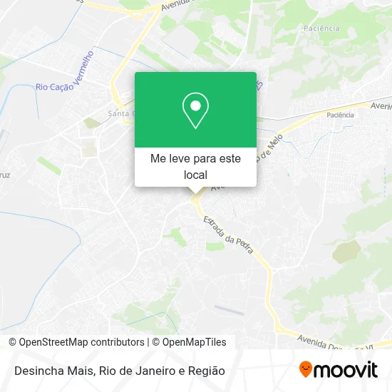 Desincha Mais mapa