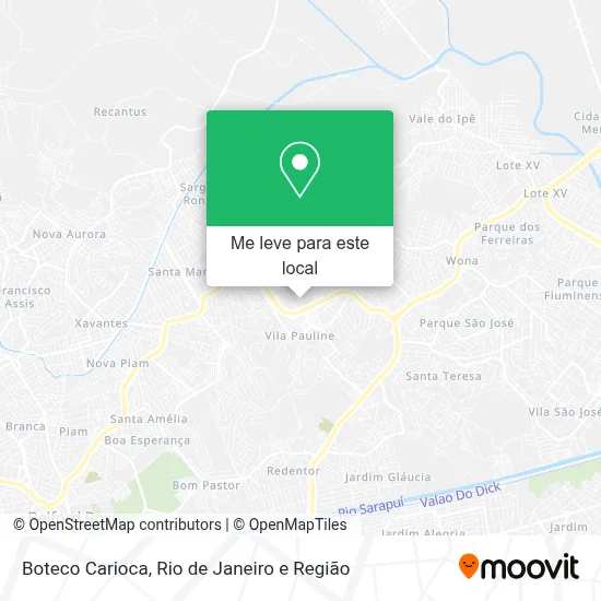 Boteco Carioca mapa