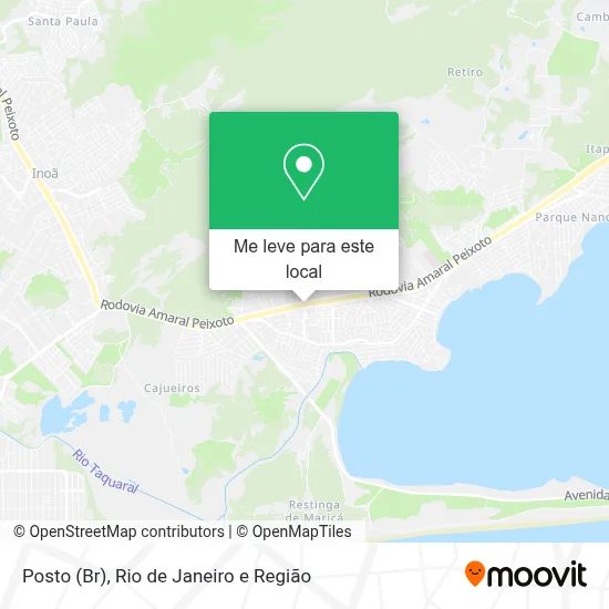 Posto (Br) mapa