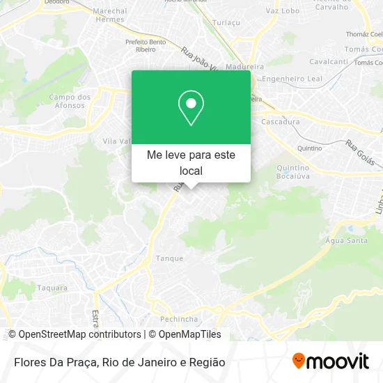 Flores Da Praça mapa
