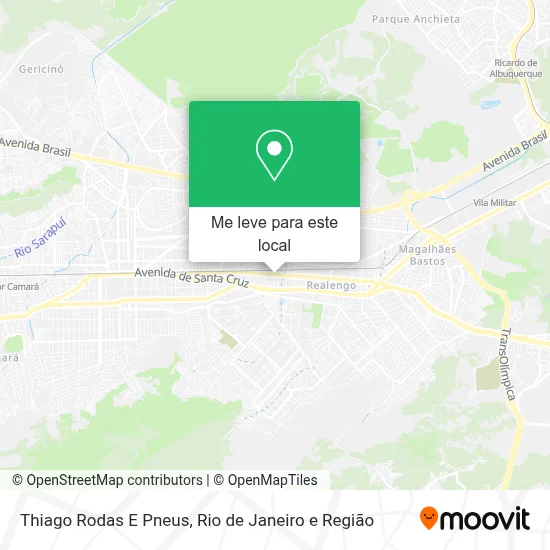 Thiago Rodas E Pneus mapa