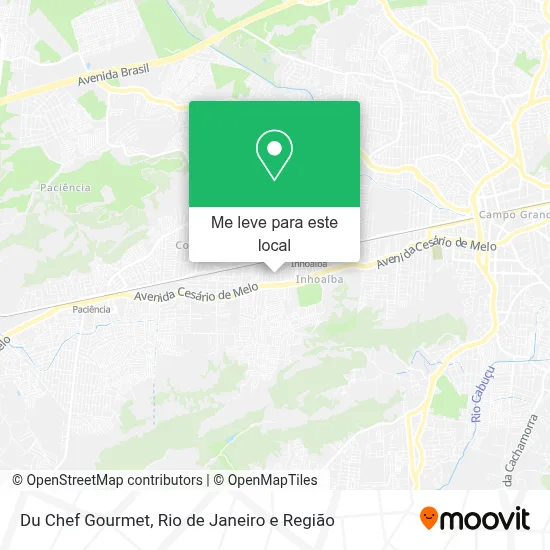 Du Chef Gourmet mapa
