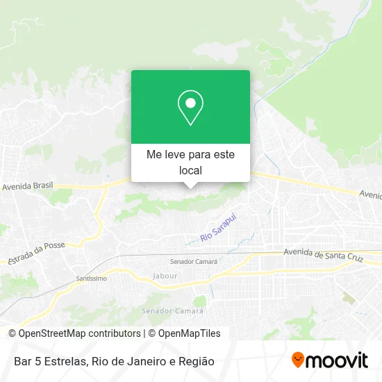 Bar 5 Estrelas mapa